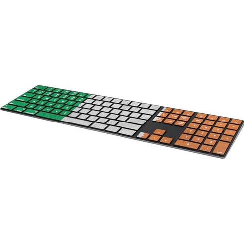 Ireland Flag Distressed Magic Keyboard with Numeric Keypad Skin